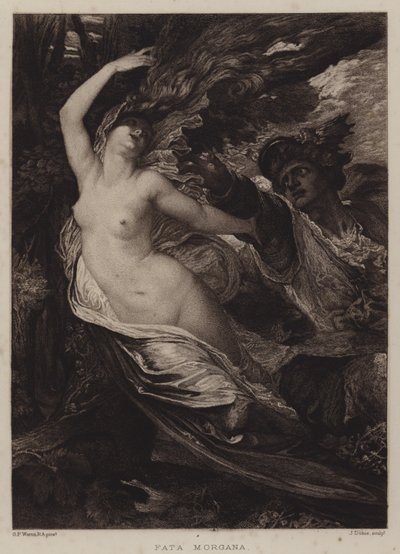 モルガナガール 作： George Frederick Watts